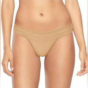 TWO (2) NWT New So Brand Carmine Rose / Tan Medium G-String / Thong